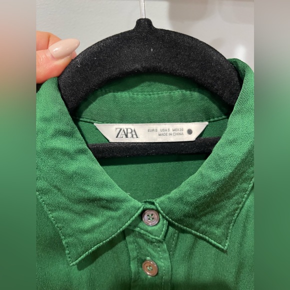 Zara satin  effect women’s shirt - Picture 5 of 5